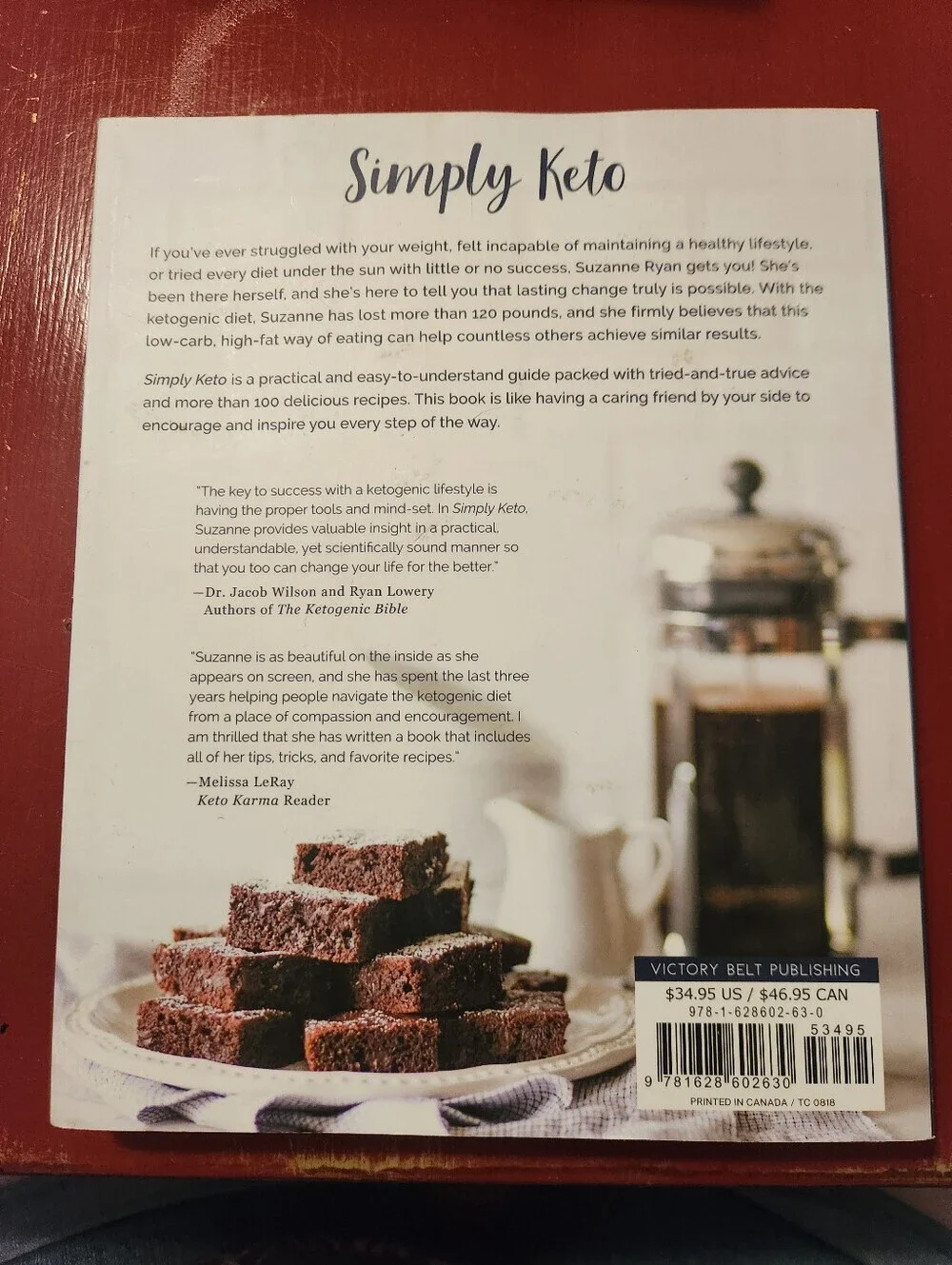 Simply Keto Cookbook - White Cover